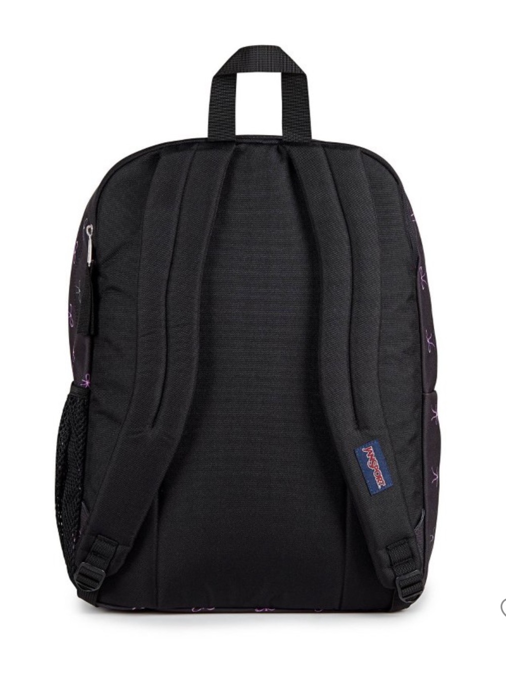 Jansport Big Student Cargo 17.5 backpack black with bows fits 15” laptop NWT - Picture 8 of 13